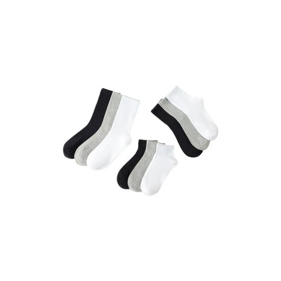 Ribbed Crew Socks