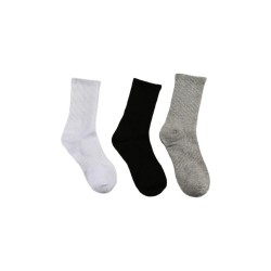 Three-Color Crew Socks