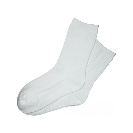 White Crew Socks