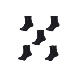 Black Crew Socks Set