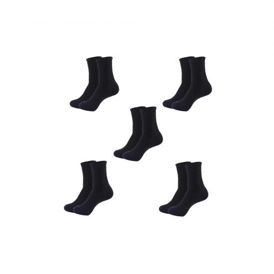 Black Crew Socks Set